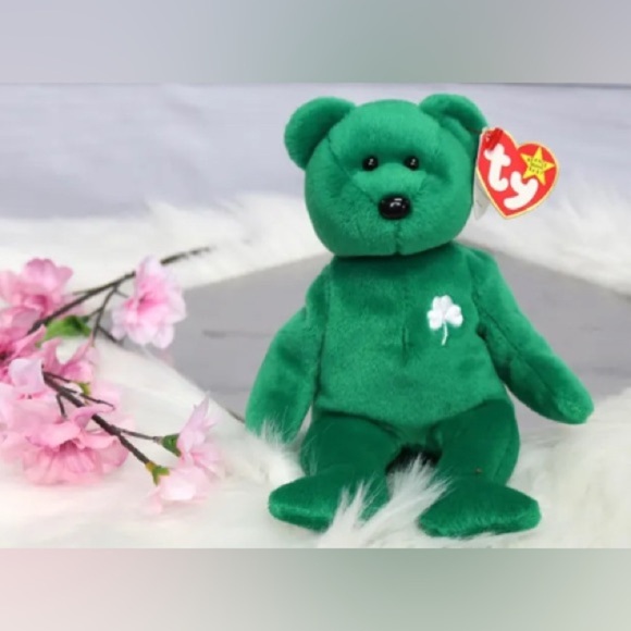 Ty Other - Collectors item TY Erin the Bear with 4 tag errors! PE Pellets, 1965(KR) NWT!